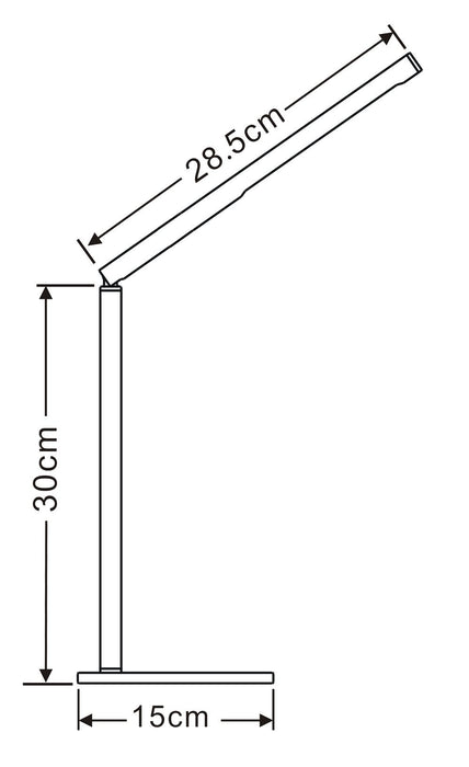 CEP Freestanding Desk Lamp CLED-0100 Grey