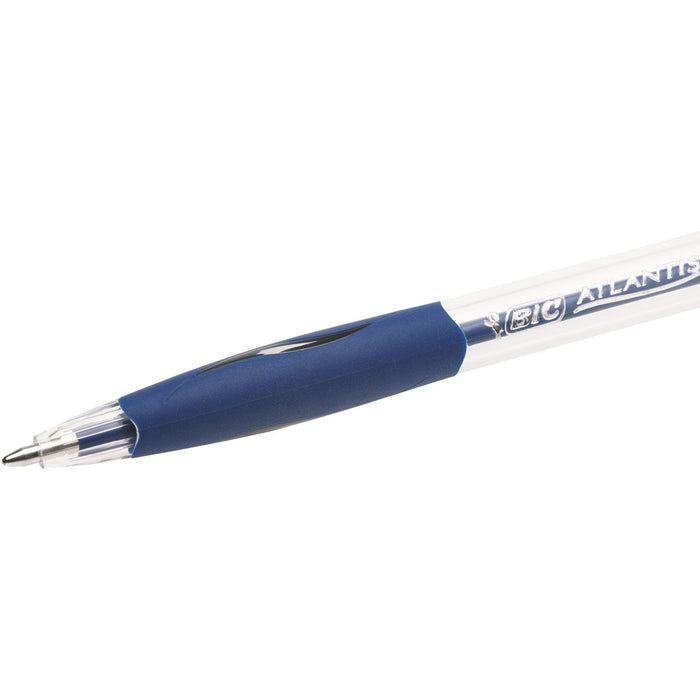 Best Value BIC Atlantis Clic Ball Pen 1.0mm Box of 12 - Blue