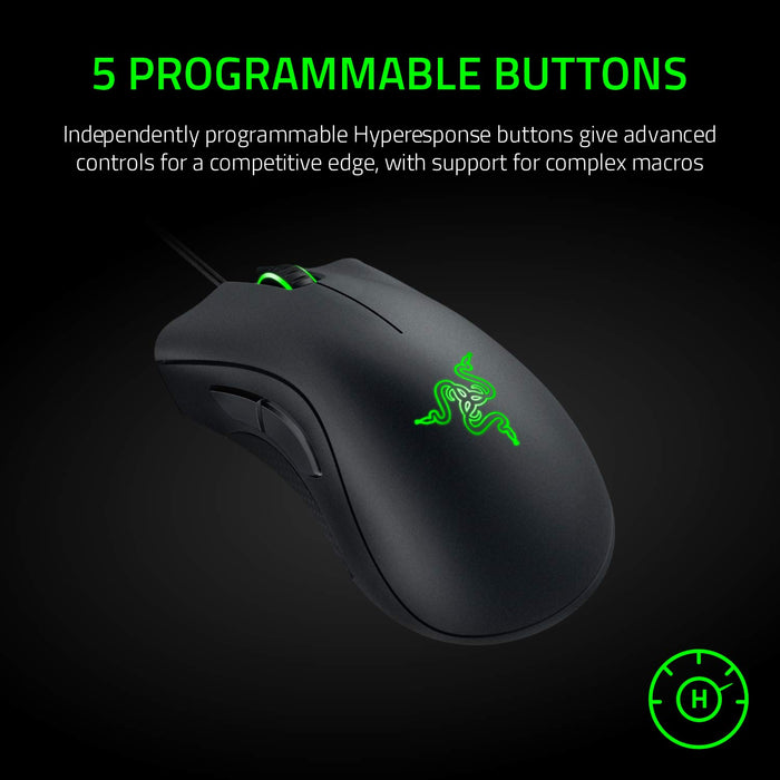 Razer DeathAdder Essential 2021 USB A Optical 6400 DPI Gaming Mouse