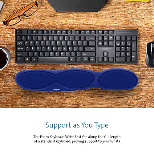 Kensington Wrist Pillow - Keyboard drawer with wrist pillow - blue