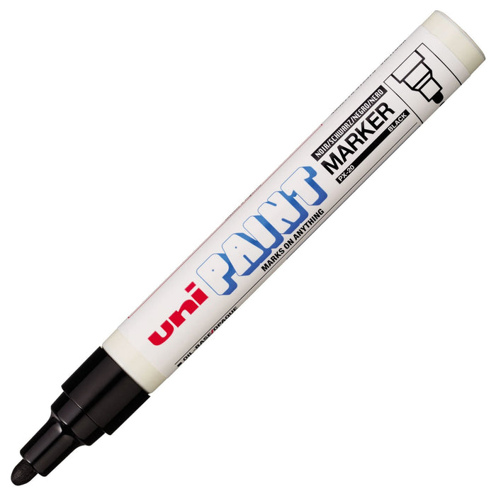 Best Value Uni-Ball 489355 Paint Marker Bullet Tip Medium Point Px20 Line Width 2.2-2.8mm Black Ref 9001922 [Pack 12]