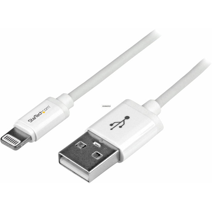 StarTech.com 1m USB to Lightning Apple MFi Certified Charging Cable White