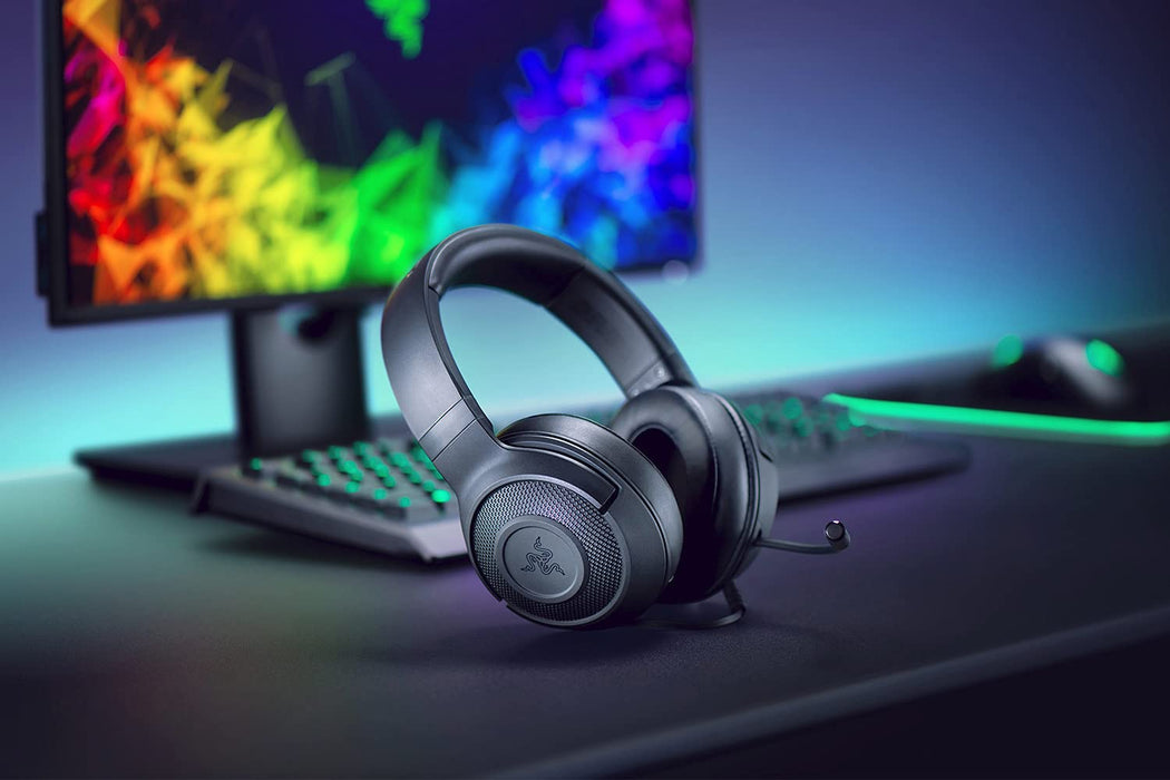 Razer Kraken X Lite Multi-Platform 7.1 Surround Sound Wired 3.5mm Connector Gaming Headset