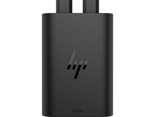 HP GaN USB-C Laptop Charger - Power adapter - AC 115/230 V - 65 Watt - output connectors: 2 - United Kingdom