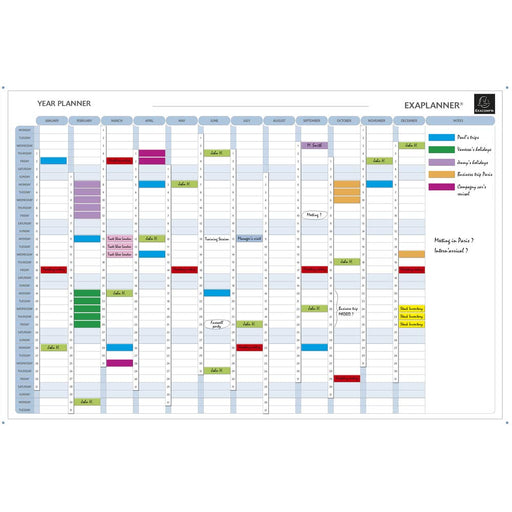 Best Value Exacompta Exaplanner Year Planner 90 x 59 cm