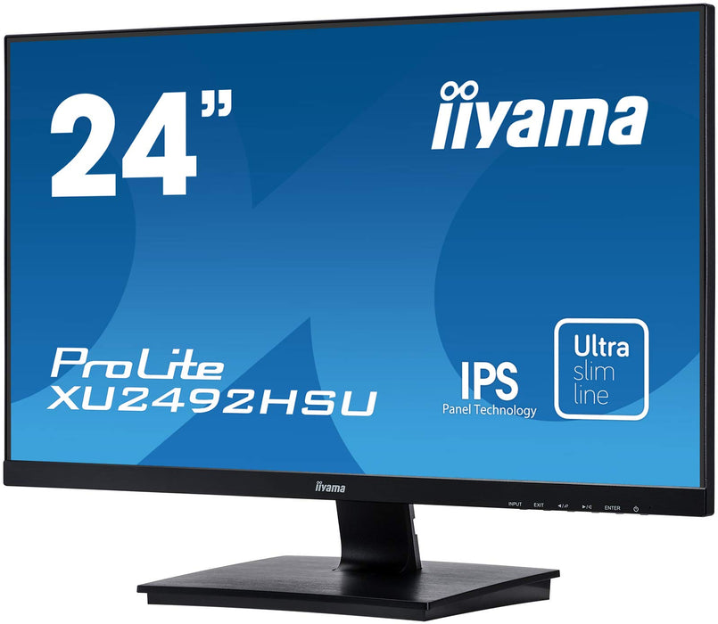 Best Value iiyama XU2492HSU-B1 24" ProLite IPS Slim LED Monitor - Black