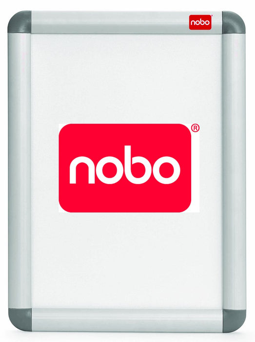 Best Value Nobo Clipframe A4 Frame with Aluminium Border, Suitable as a Notice Board, Poster Frame or Photo Frame - Silver