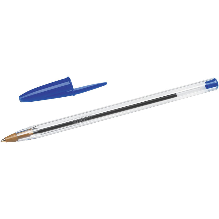 Best Value BIC Cristal Original Ballpoint Pens Medium Point (1.0 mm) - Blue, Box of 50