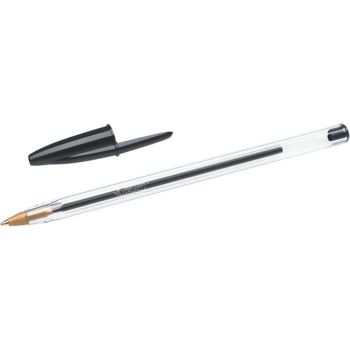 Best Value BIC Cristal Original Ballpoint Pens Medium Point (1.0 mm) - Black, Box of 50