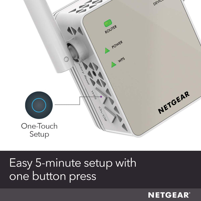 Best Value NETGEAR Wifi Range Extender EX6120 - Coverage up to 1200 sq.ft. and 20 devices with AC1200 Dual Band Wireless Signal Booster/Repeater (up to 1200 Mbps) and Compact Wall Plug Design with UK Plug