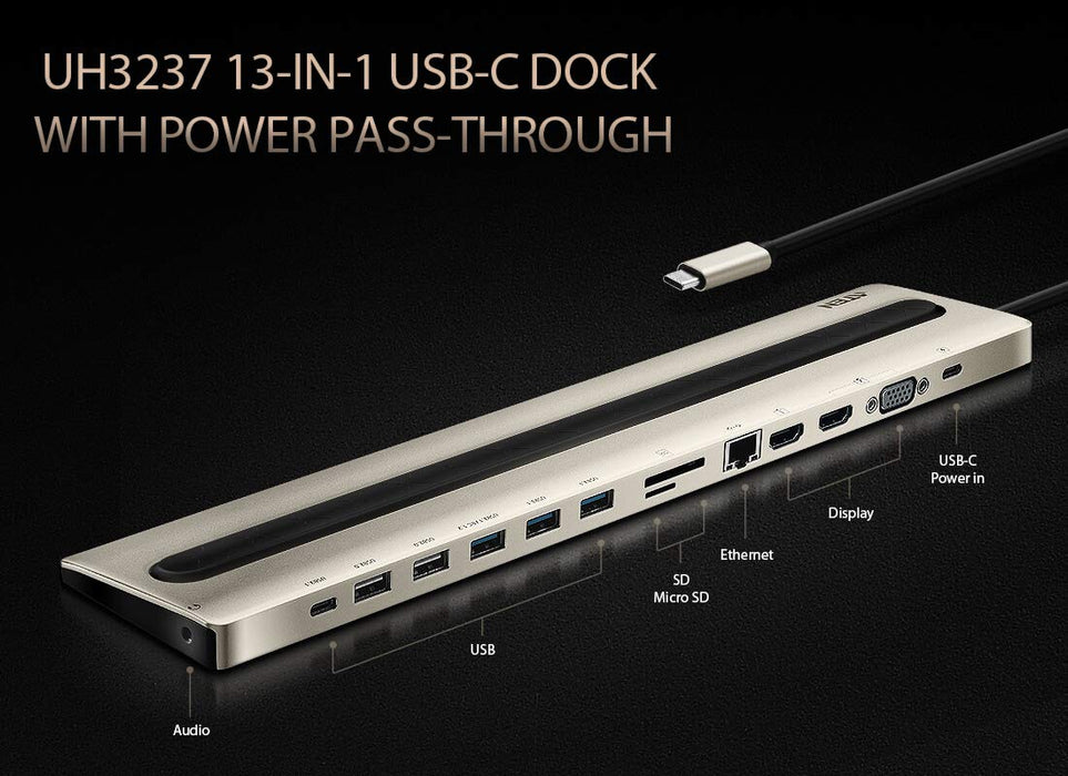 15" USB-C Multiport Dock - PD85W