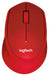 Best Value Logitech M330 Silent Plus Wireless Mouse, 2.4GHz with USB Nano Receiver, 1000 DPI Optical Tracking, 3 Buttons, 24 Month Life Battery, PC / Mac / Laptop - Red