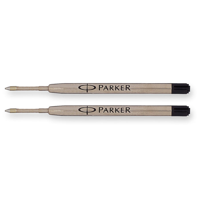 Best Value Parker Quinkflow Ball Pen Refill Medium Nib Black, Pack of 2