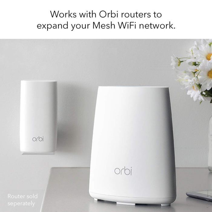 NETGEAR Orbi Wall Plug Satellite (RBW30) - Wi-Fi range extender - Wi-Fi 5 - 2.4 GHz, 5 GHz - in wall