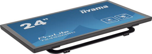 iiyama ProLite T2455MSC-B1 - LED monitor - 24" (23.8" viewable) - touchscreen - 1920 x 1080 Full HD (1080p) - IPS - 400 cd/m² - 1000:1 - 5 ms - HDMI, DisplayPort, USB - speakers - matte black