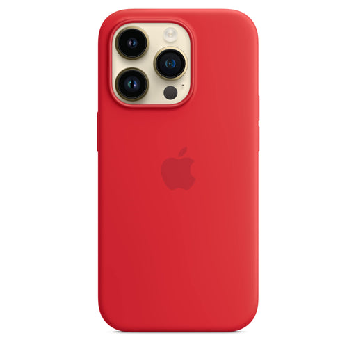 Apple - (PRODUCT) RED - back cover for mobile phone - with MagSafe - silicone - red - for iPhone 14 Pro