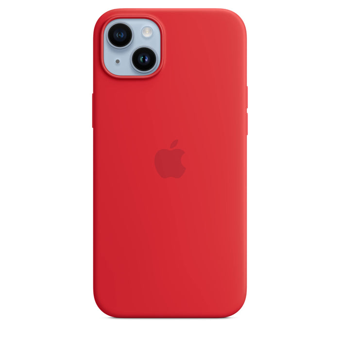 Apple - (PRODUCT) RED - back cover for mobile phone - MagSafe compatibility - silicone - red - for iPhone 14 Plus