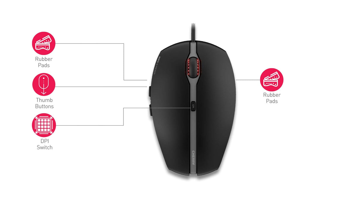 Best Value Cherry Gentix 4K Mouse Black