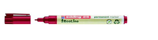 Best Value edding 25 Ecoline Permanent Marker - Red (Pack of 10)