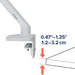 Ergotron MXV - Mounting kit (monitor arm) - for Monitor - white - screen size: up to 34" - desk-mountable