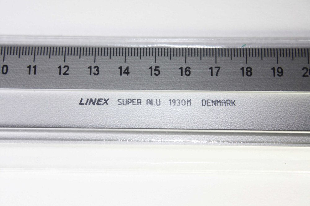 Best Value Linex 30cm Hobby Cutting Ruler - Silver