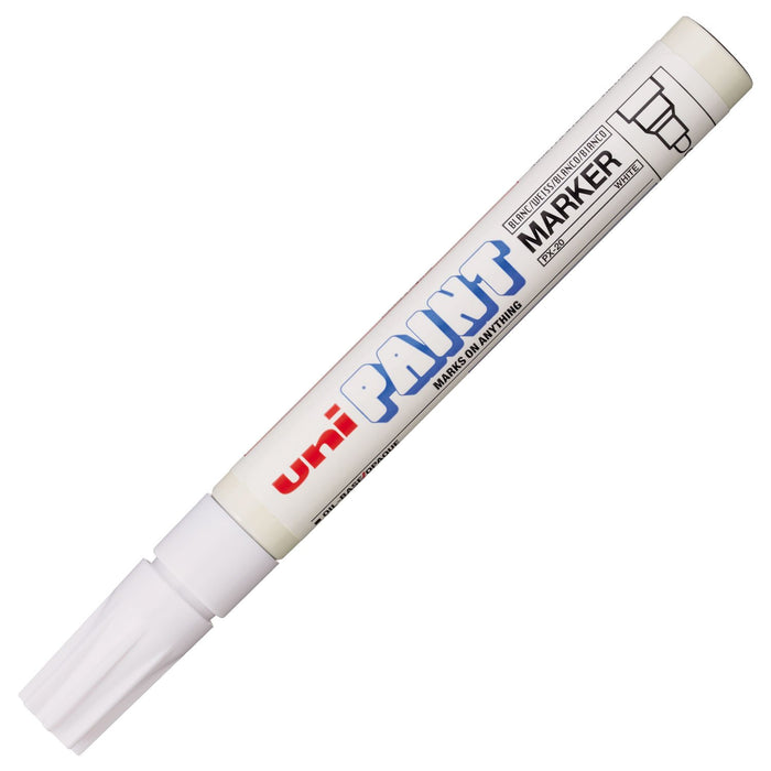 Best Value Uni-Ball uni Paint Marker Bullet Tip Medium Point Px20 Line Width 2.2-2.8mm White Ref 9001927 [Pack 12]