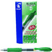 Best Value Pilot 40101204 G205 Retractable Gel Rollerball 0.5 mm Tip (Box of 12) - Green