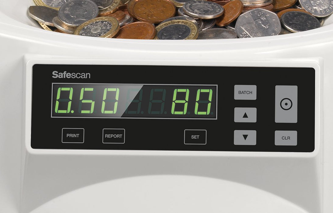 Best Value Safescan 1250 - Coin counter and sorter for GBP