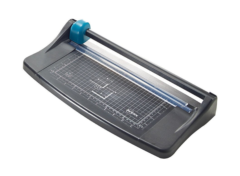 Best Value Avery A4 TR002 Photo and Paper Trimmer - paper cutter, Black and Teal