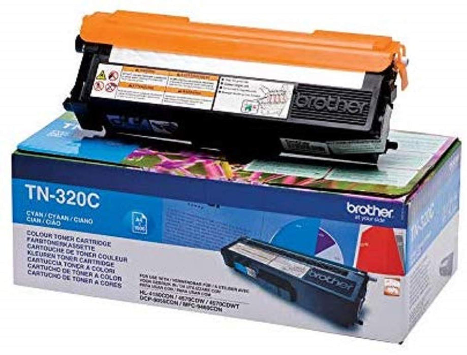 Best Value Brother TN-320C Toner Cartridge, Standard Yield, Cyan, Brother Genuine Supplies