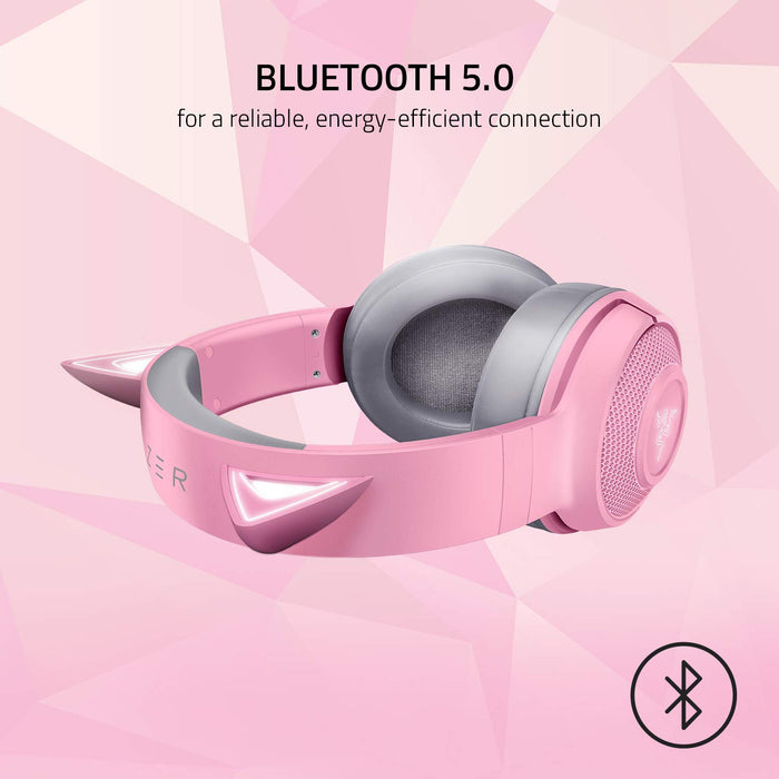 Razer Kraken Kitty Edition Bluetooth Wireless Quartz Gaming Headset