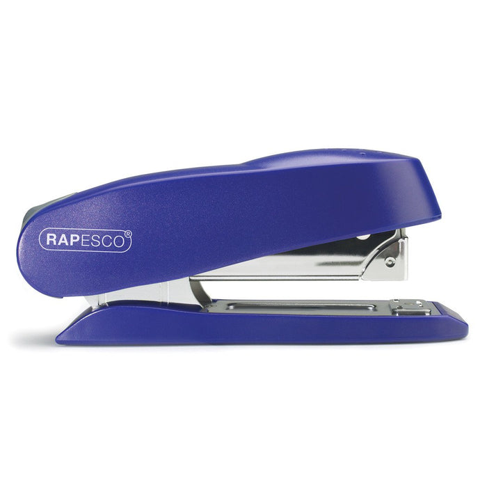 Best Value Rapesco 0237 Luna Half Strip Executive Heavy Duty Stapler - Blue, 50 Sheet Capacity