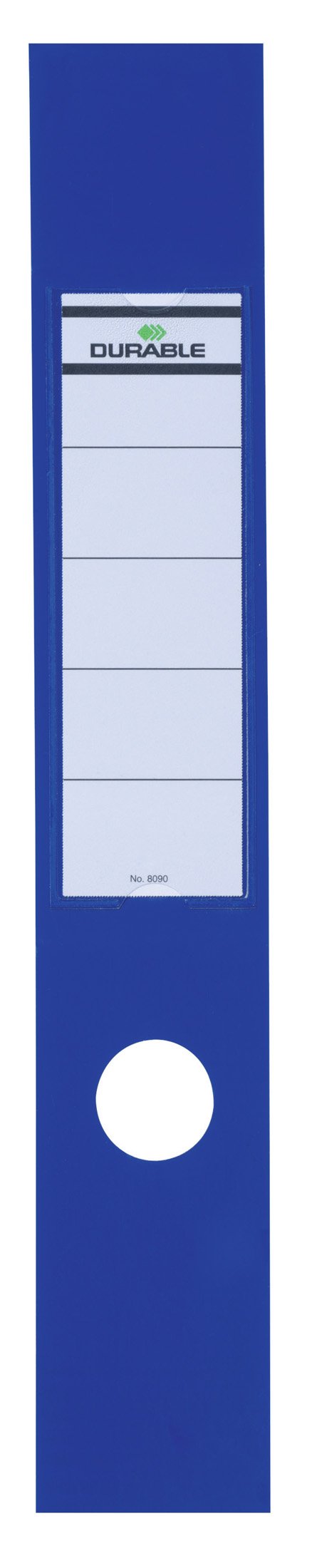 Best Value Durable Ordofix Self-Adhesive Spine Labels for Lever Arch File - Blue, Pack of 10