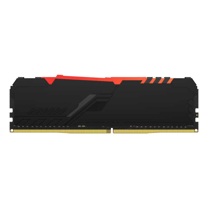 Kingston FURY Beast RGB - DDR4 - kit - 32 GB: 2 x 16 GB - DIMM 288-pin - 2666 MHz / PC4-21300 - CL16 - 1.2 V - unbuffered - non-ECC - black