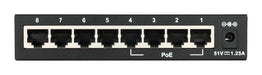 Best Value D-Link DES-1008PA 8-Port Fast Ethernet Unmanaged Metal Desktop Switch with 4 PoE Port and 52 W PoE budget