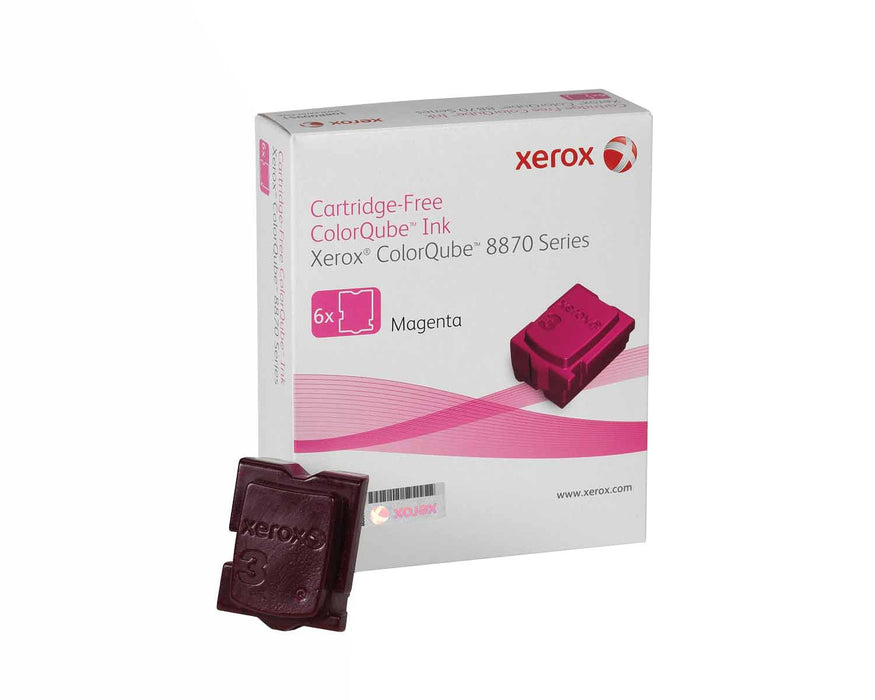 Best Value Xerox Genuine ColorQube 8870/8880 Magenta Solik Ink (6 sticks, 17,300 pages) - 108R00955