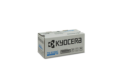 Best Value Kyocera TK-5230C Toner Cyan, Original Premium Cartridge 1T02R9CNL0. Compatible ECOSYS Printers M5521cdn/cdw, P5021cdn/cdw