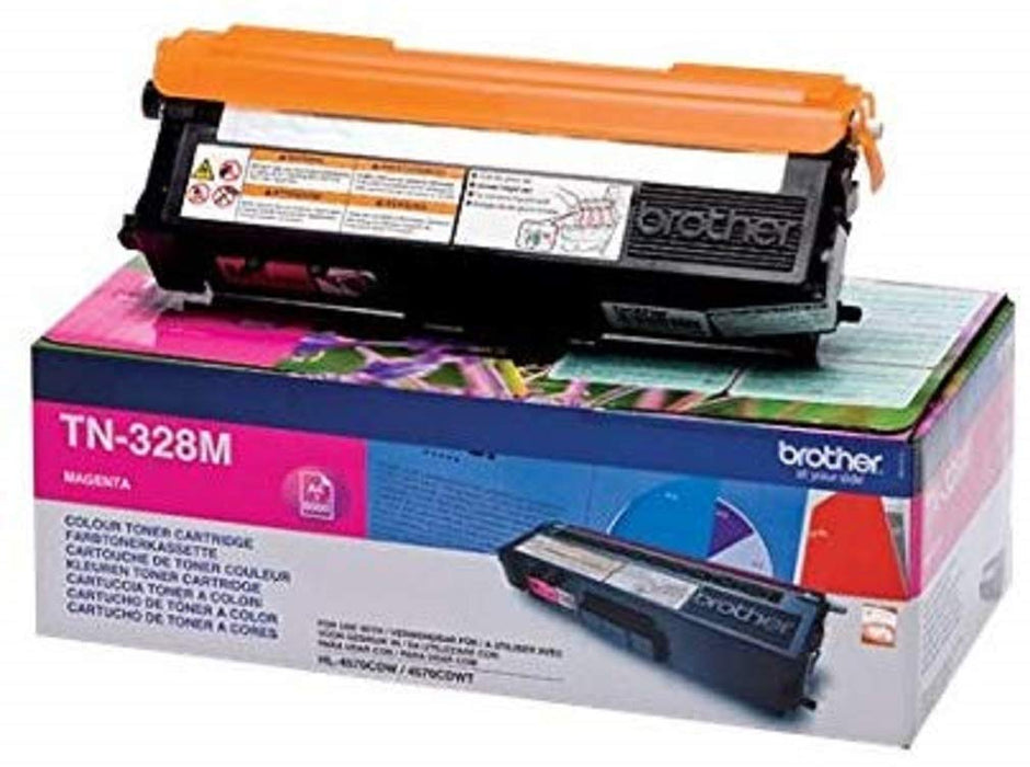 Best Value Brother TN-328M Toner Cartridge, Super High Yield, Magenta, Brother Genuine Supplies