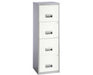 Best Value Pierre Henry A4 4 Drawer Maxi Filing Cabinet Silver and White - Color: Slvr/Wht