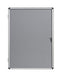 Best Value Bi-Office Enclore Felt Interior Notice Board Display Case 720x981 grey