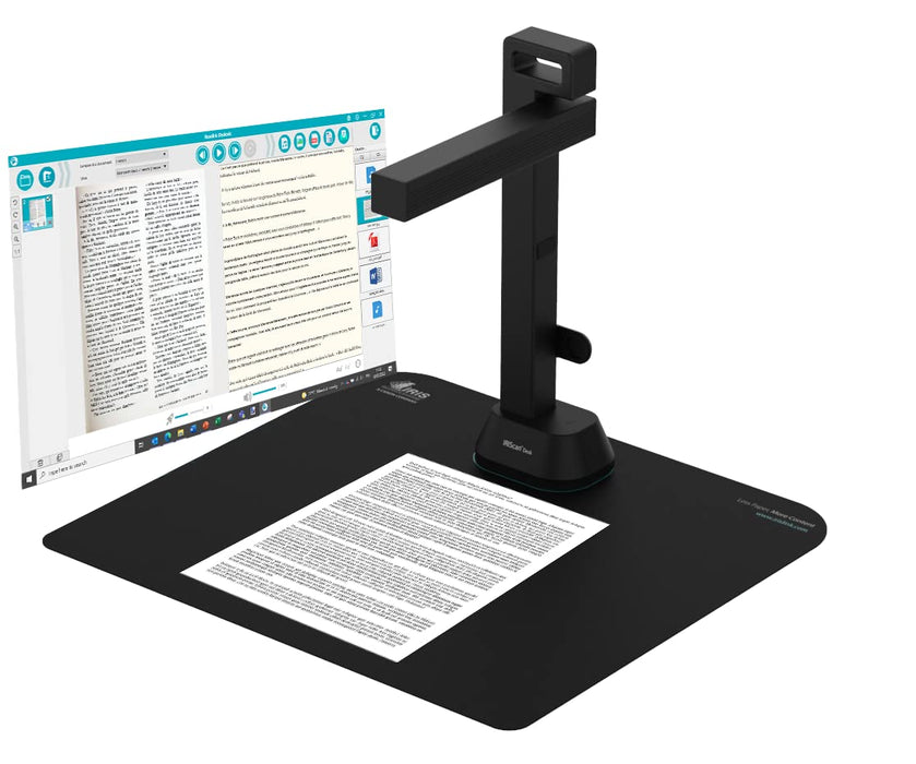 IRIS IRIScan Desk 6 Pro Dislexic - Digital document camera - colour - 13 MP - 2048 x 1536 - audio - USB 2.0 - AVI, WMV, FLV, MPEG