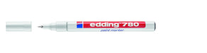 Best Value Edding 780 Extra Fine Paint Marker - White - Pack of 10