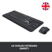 Best Value Logitech MK540 Wireless Keyboard and Mouse Combo for Windows, 2.4 GHz Wireless with Unifying USB-Receiver, Wireless Mouse, Multimedia Hot Keys, 3-Year Battery Life, PC/Laptop, QWERTY UK Layout - Black