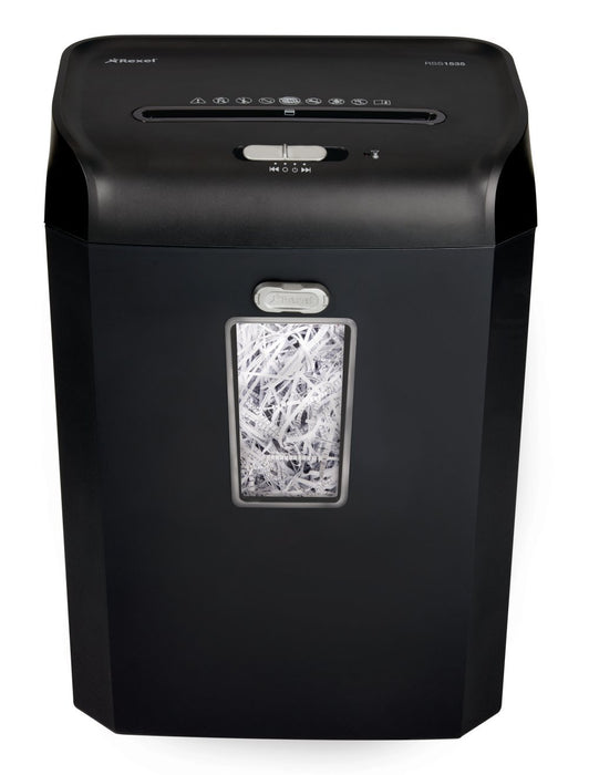 Best Value Rexel Promax Manual Strip Cut Shredder, For Small Office Use (Up To 10 Users), 15 Sheet Capacity, 35L Removable Bin, Extended Run Time, Black, Promax RSS1535, 2100880A