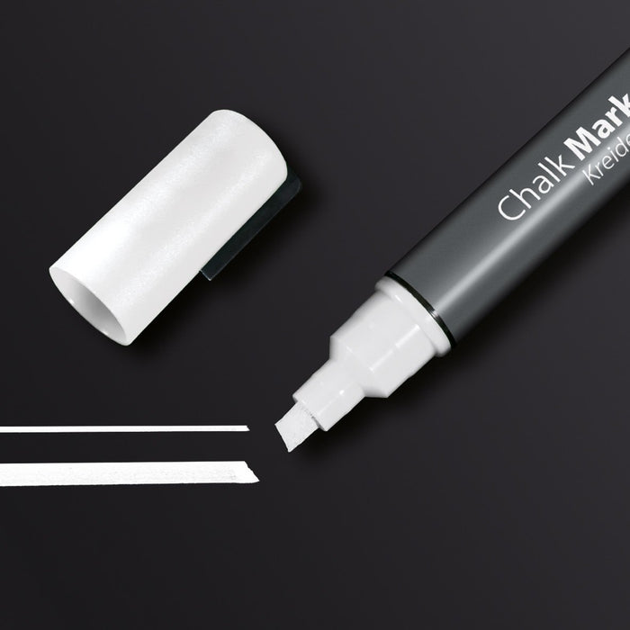 Best Value Sigel GL181 Chalk Marker 50, chisel tip 1-5 mm, White