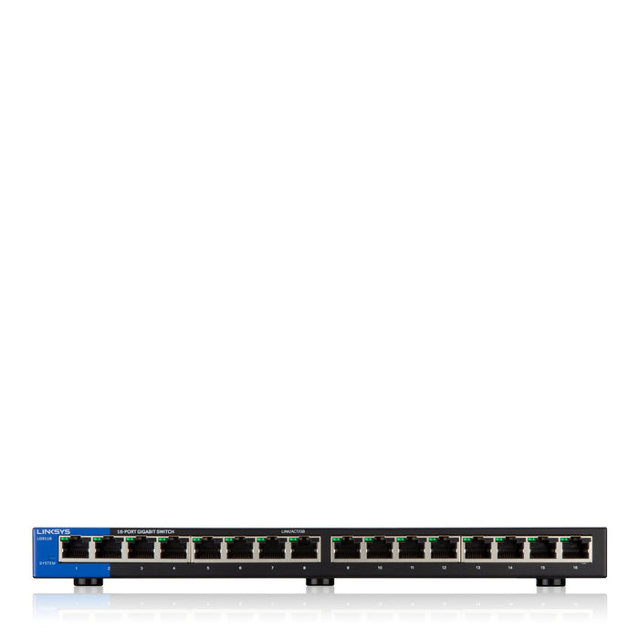 Best Value Linksys LGS116 Business 16 Port Desktop Gigabit Unmanaged Network Switch