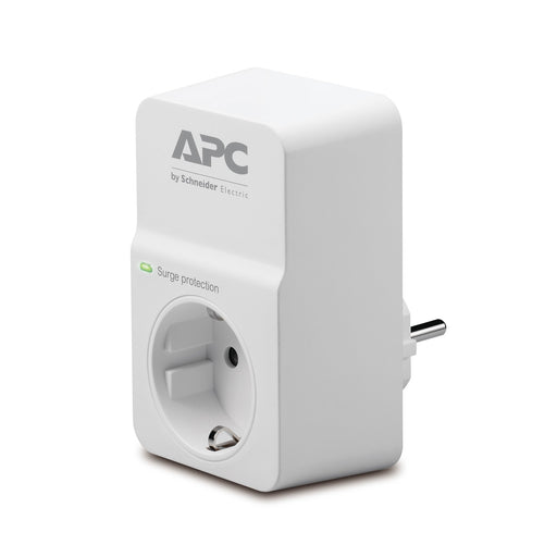 APC SurgeArrest Essential - Surge protector - AC 230 V - output connectors: 1 - Germany - white