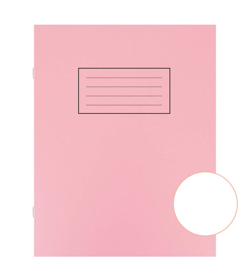 Best Value Silvine Exercise Book Plain 75gsm 80 Pages 229x178mm Pink EX112 [Pack of 10]