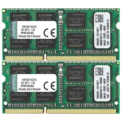 Kingston 16GB 1600MHz DDR3 Non-ECC CL11 SODIMM (Kit of 2)