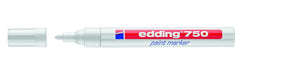 Best Value Edding 750 Paint Markers Bullet Tip 2-4mm Line White Ref 750-049 [Pack of 10]